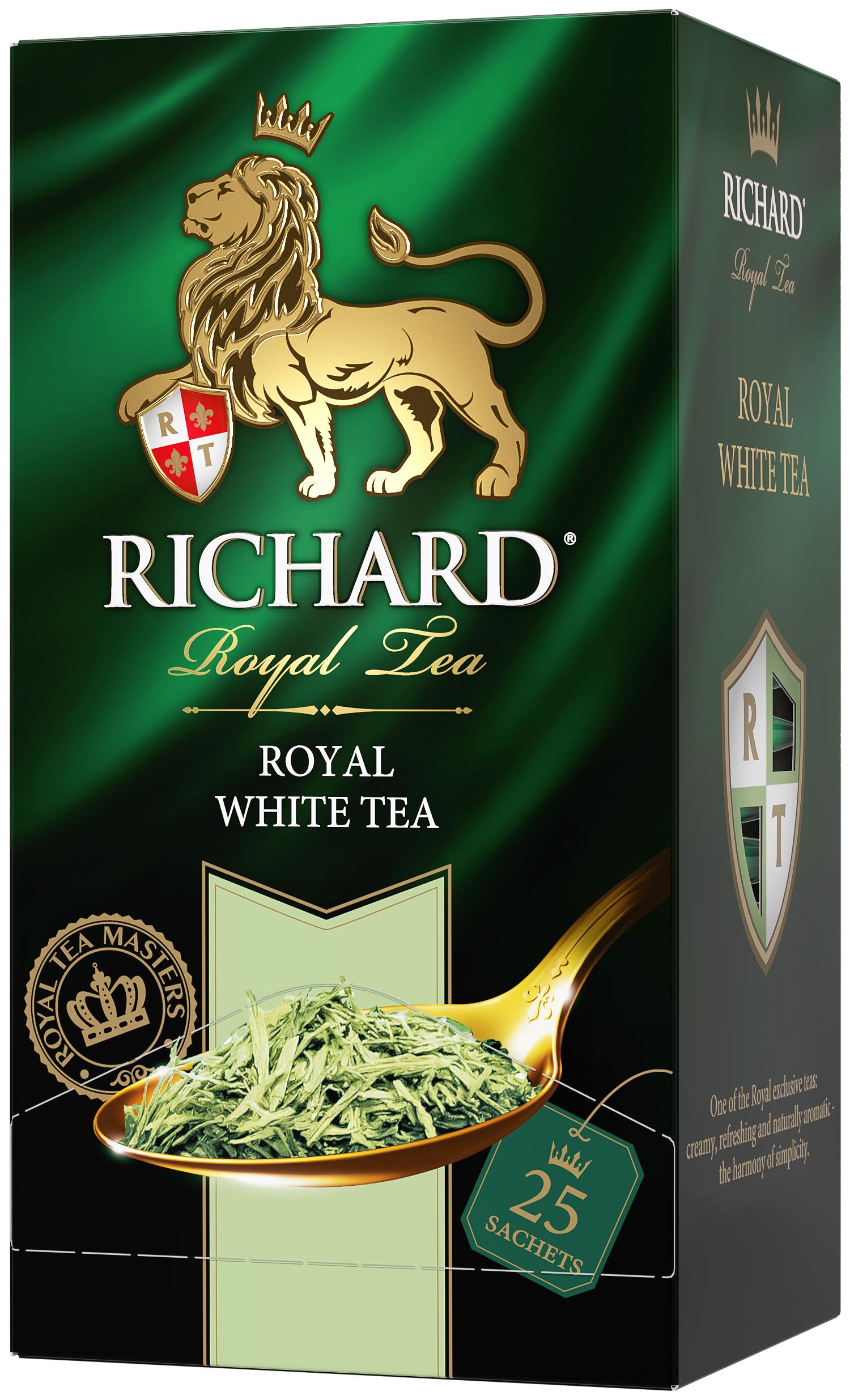 Richard "Royal White Tea" white, 25 sachet, 37.5g