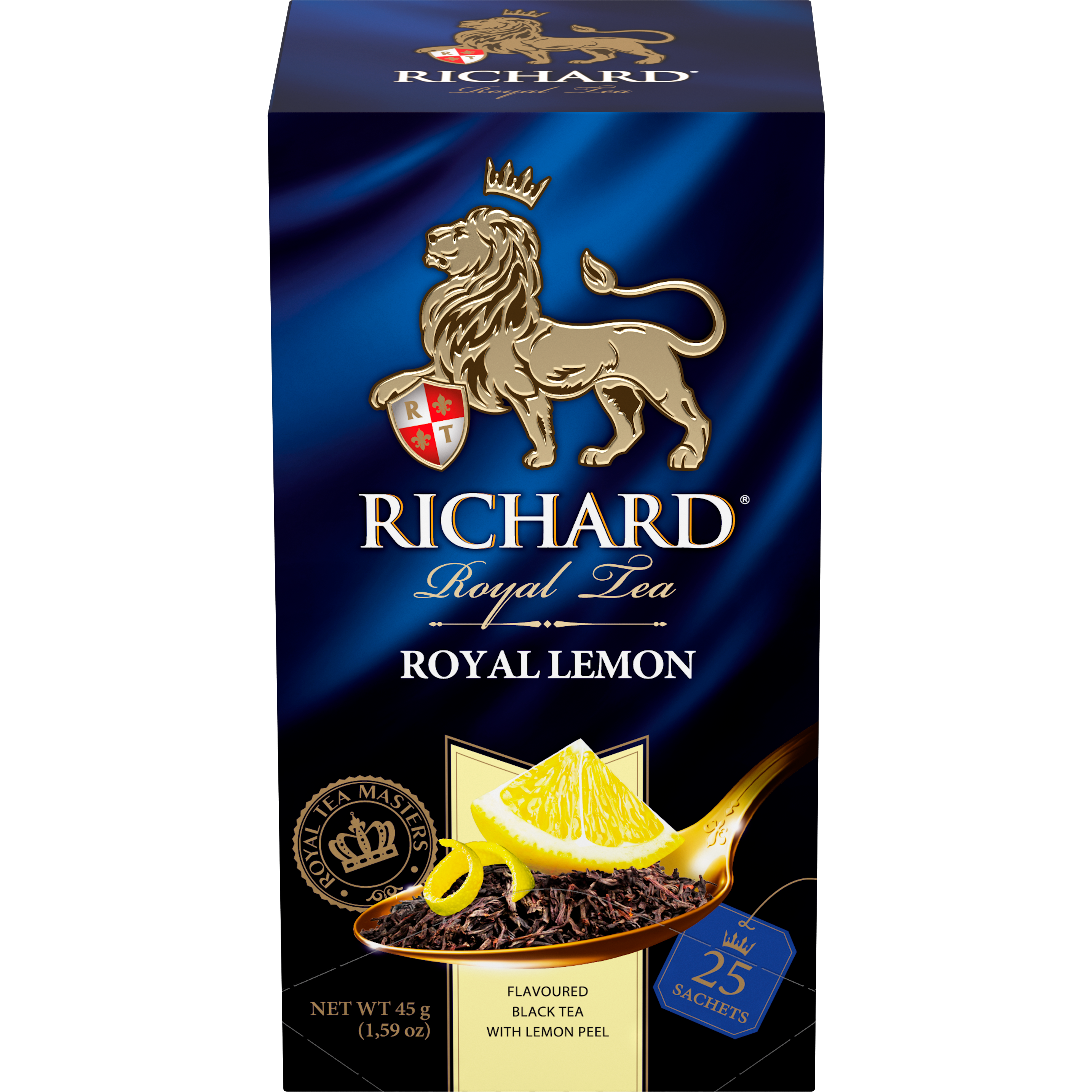 Royal Lemon, sidrunimaitseline must tee, teekotid.25x2g. - Richard Tea Estonia