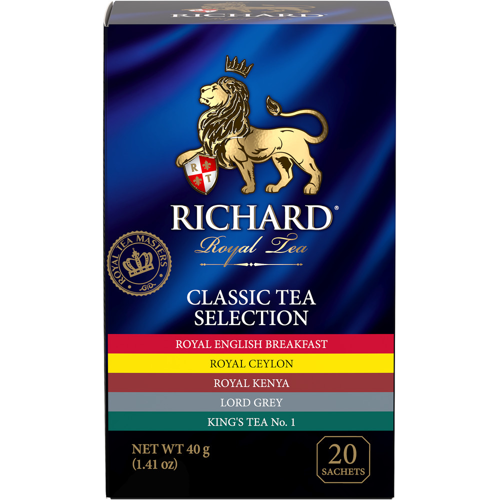 Richard Classic Tea Selection assortment, 20 sachets