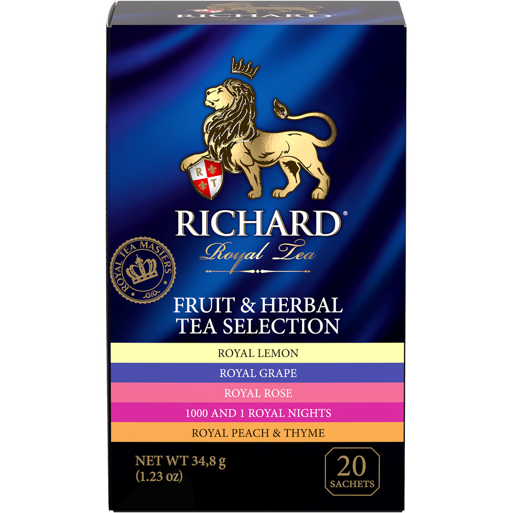 RICHARD "FRUIT&HERBAL TEA SELECTION" Tee, 20 Portionsbeutel