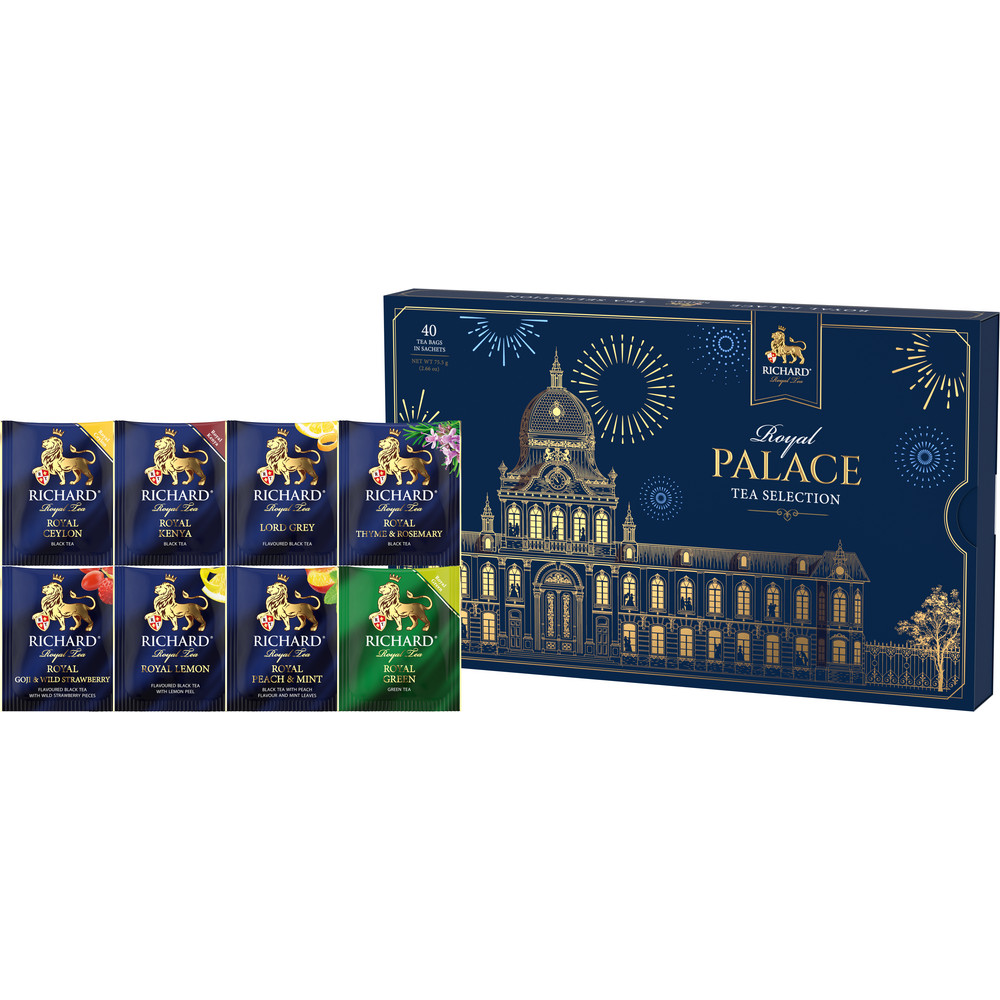 Richard Royal Palace tea Selection assorted tea, 75.5g