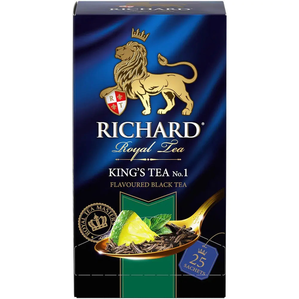 Richard King's Tea №1 maitsestatud must tee, teekotid 25x2g. - Richard Tea Estonia