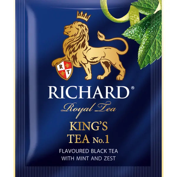 Richard King's Tea №1 maitsestatud must tee, teekotid 25x2g. - Richard Tea Estonia