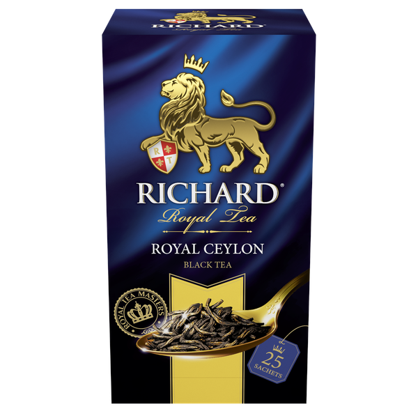 Royal Ceylon, must tee, teekotid 25x2g - Richard Tea Estonia