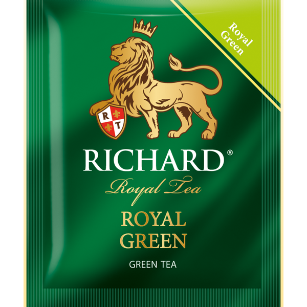 Royal Green, roheline tee, teekotid 25x2g. - Richard Tea Estonia