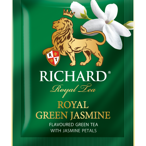 Royal Green Jasmine, flavoured green tea in sachets, 25х2g Richard Tea